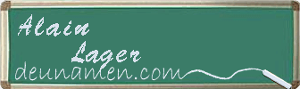 Alain Lager Visitenkarte